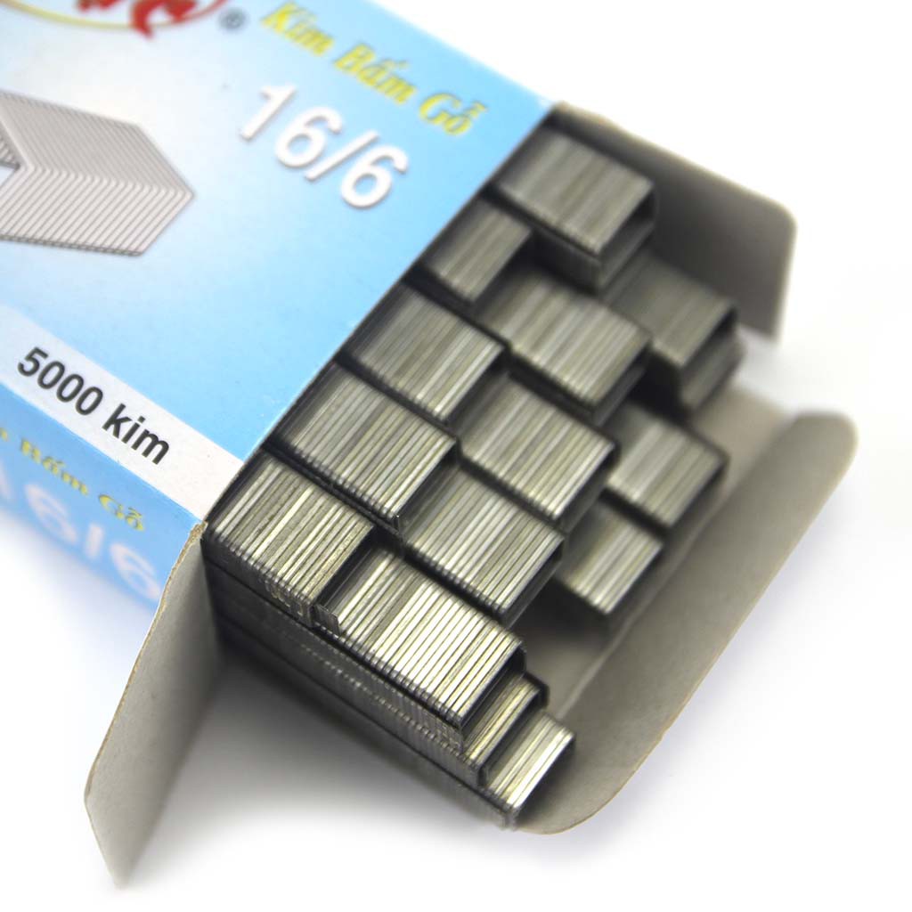 [HCM]Hộp 5000 Cái Ghim Bấm Gỗ Tự Lực 16/6 (6mm)