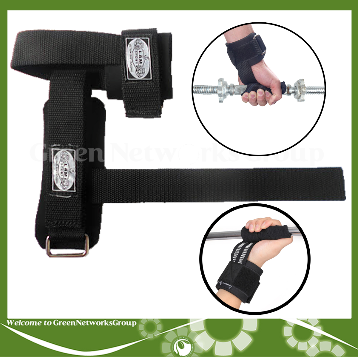 Dây Đai Quấn Cổ Tay Kéo Lưng Nâng Tạ Tập Gym Lâm Sport Greennetworks