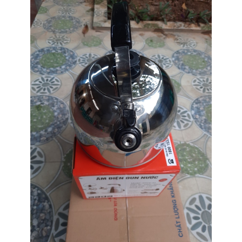 Ấm điện đun nước  5L Đạt Tường (có còi báo sôi)