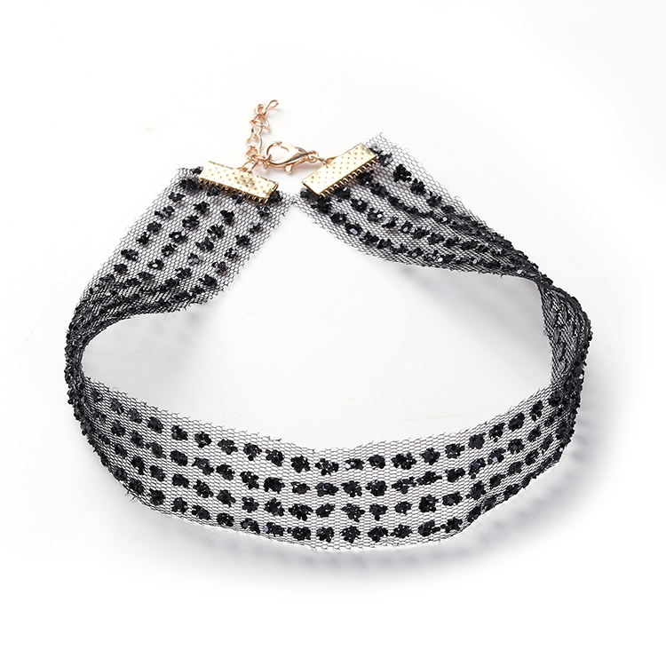[HCM]Vòng cổ choker sequin lưới sang chảnh có video
