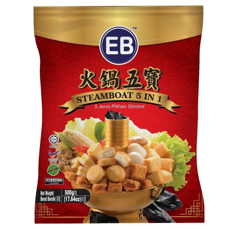 Viên thả lẩu 5 in 1 EB Malaysia (500g)
