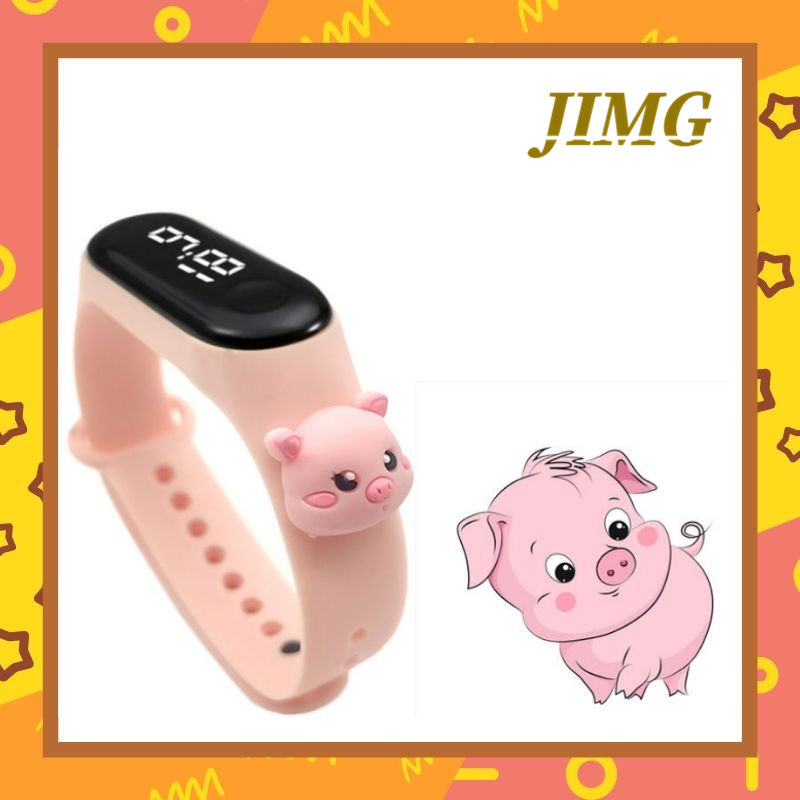 Nơi bán Đồng Hồ Kỹ Thuật Số JIMG Cho Trẻ Em, Đồng Hồ Đeo Tay Silicon Chống Nước, Cảm Ứng Phát Sáng, Dành Cho Cả Bé Trai Và Bé Gái