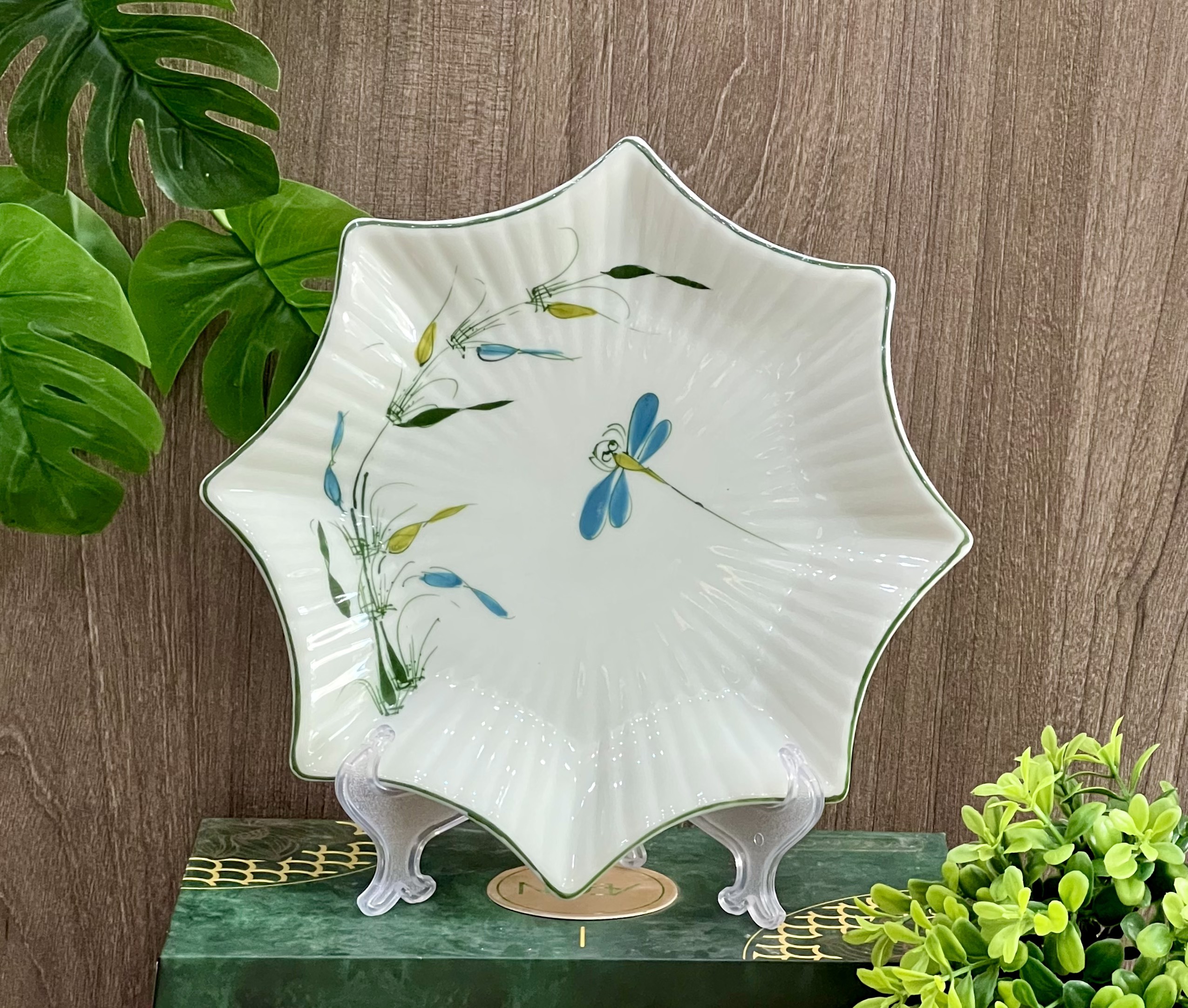 Bát, đĩa, tô, chén ăn cơm Bát Tràng Vẽ Tay Trúc Chuồn - Bộ chén dĩa, Bộ đồ ăn, bộ bát đĩa Hàng loại !