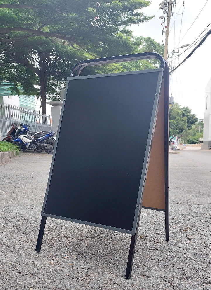 Double-Sided Wooden Menu Board, Written with Markers or Chalk