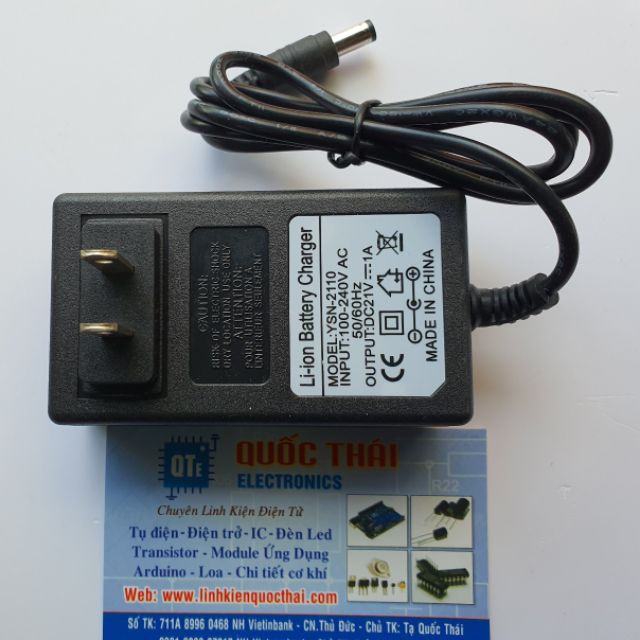 Adapter 21v /2a sạc khối pin 5s