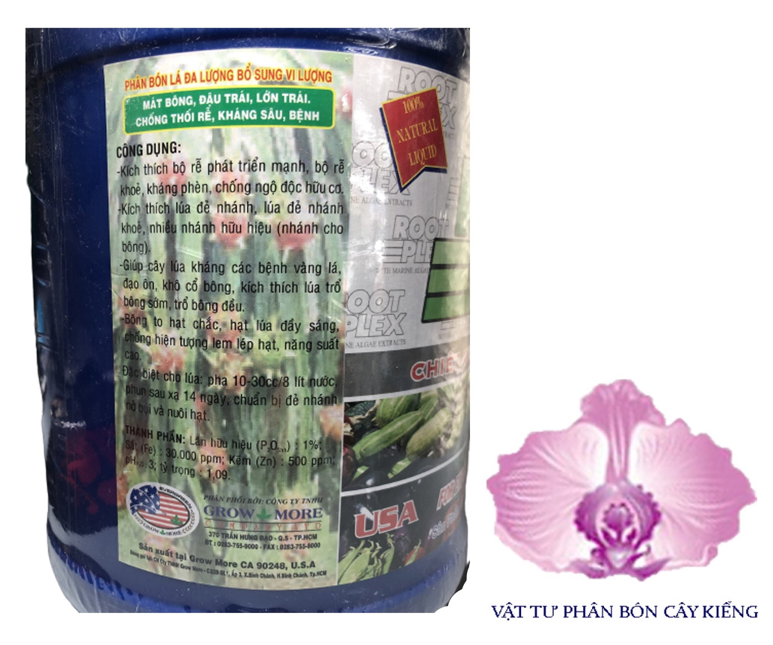 Phân Bón Lá Root Plex - #485A# 1gallon