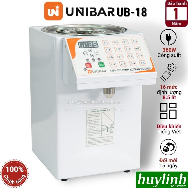 Máy đo - định lượng đường unibar ub-16 - 16 mức - 8.5 lít