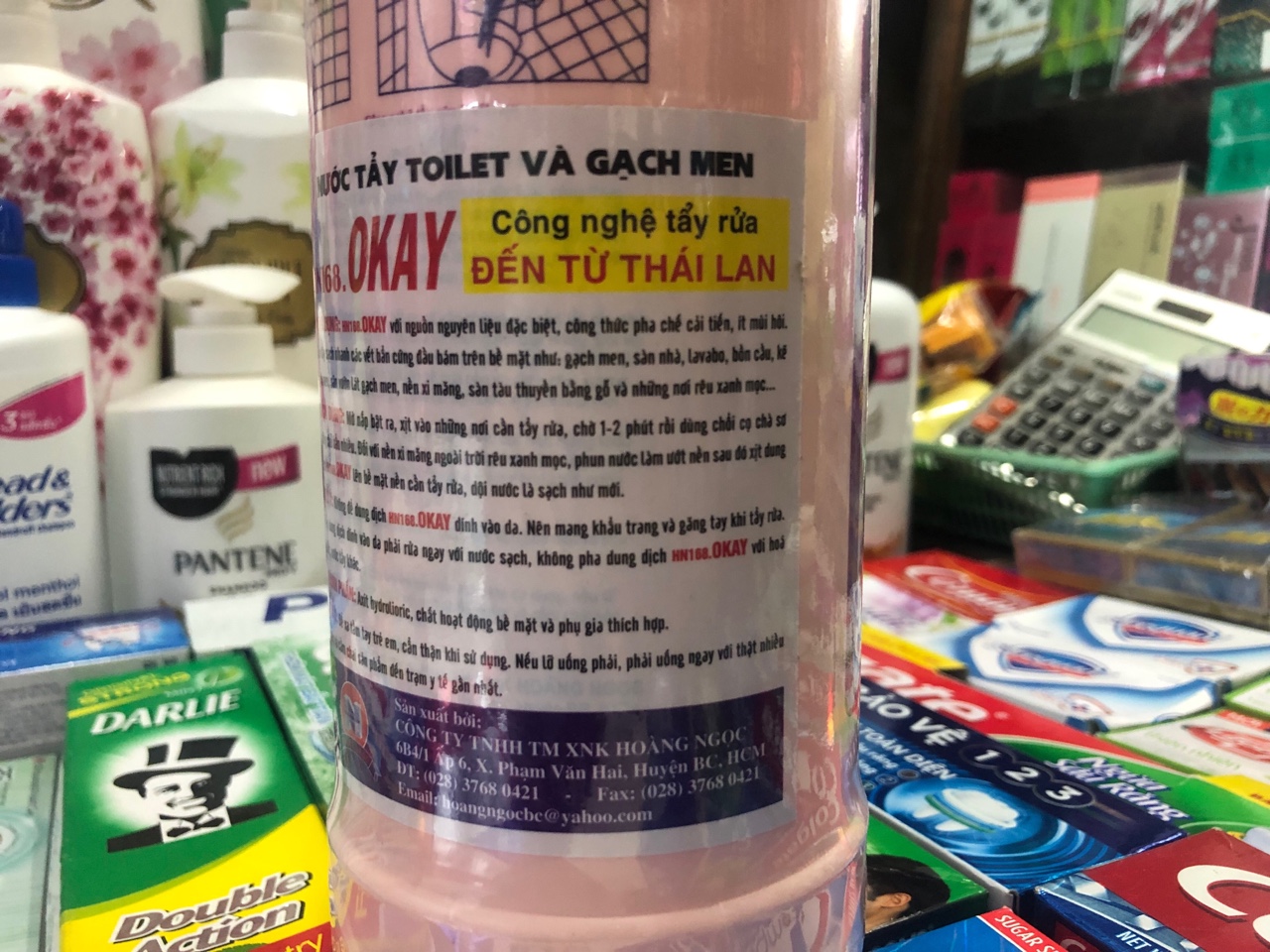 Nước tẩy rửa toilet Thái Lan Okay 960ml