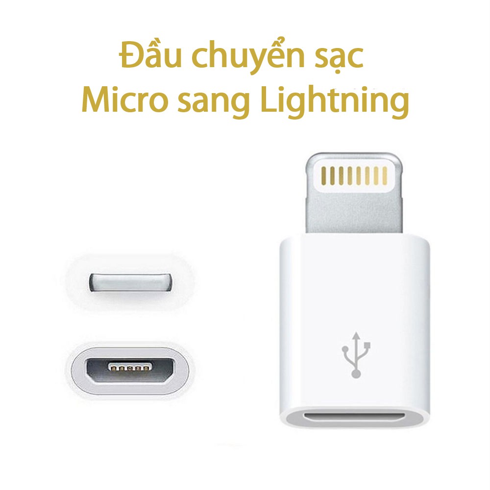 [HCM]Đầu Chuyển Đổi Micro usb sang lighting iiphone