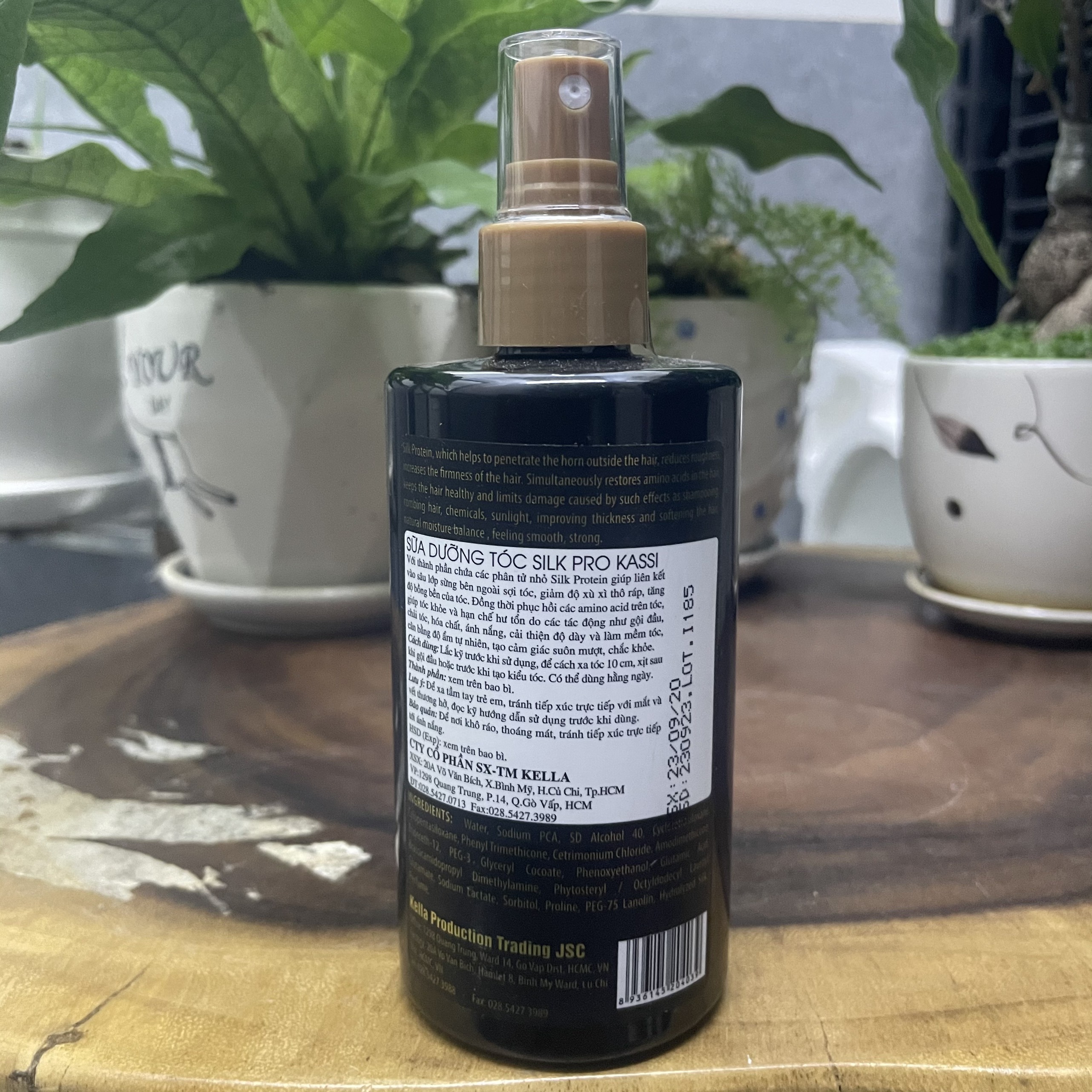 [HCM]Sữa dưỡng tóc Kassi Silk Pro Hair Spray 250ml