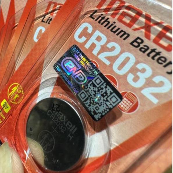 Pin CR2032 chính hãng Maxell bản cao cấp (Dùng cho AirTag,Remote Ô tô, Xe máy, Máy đo đường huyết, đo nhiệt độ)