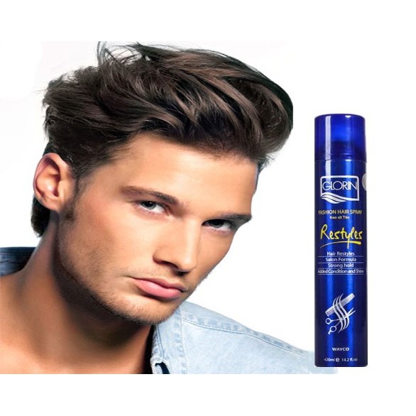 [HCM]Keo Xịt Tóc Glorin Restyles Hair Spray Cứng - 420ml