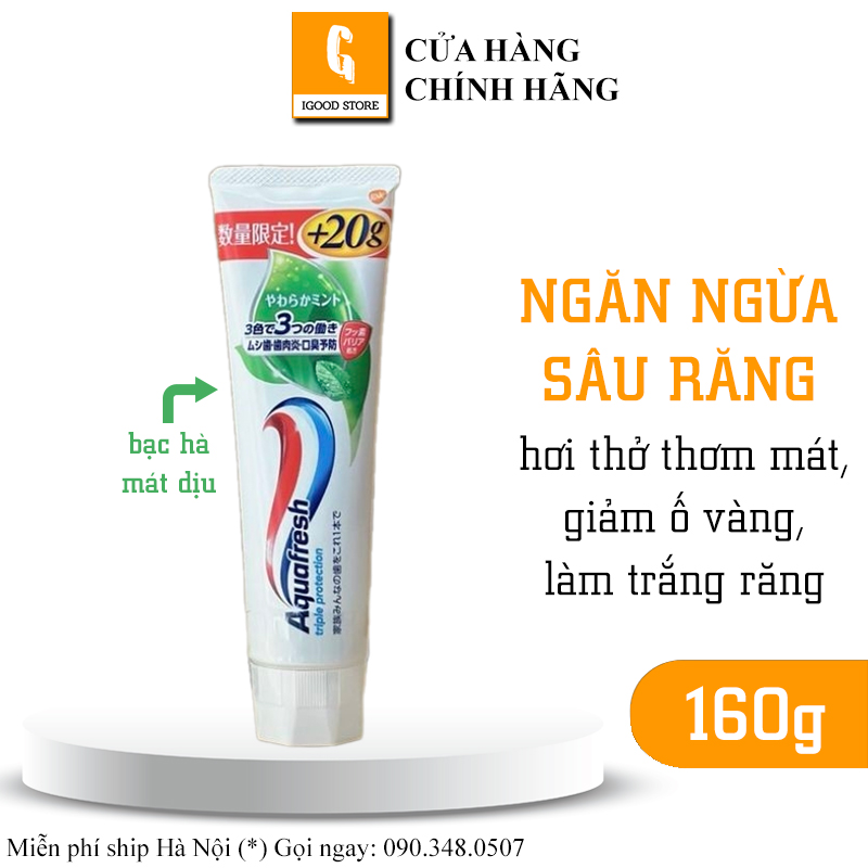 Kem đánh răng Aquafresh Nhật Bản