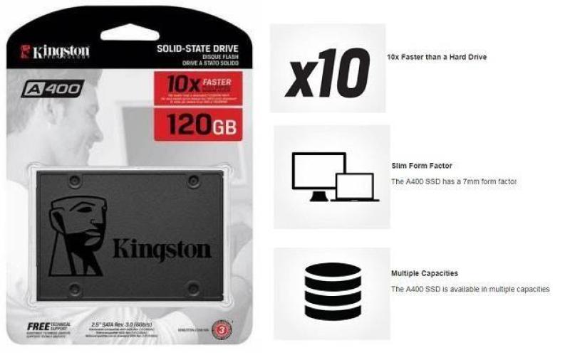 Bảng giá Ổ CỨNG GẮN TRONG SSD 120GB KINGSTON A400 SATA III,BẢO HÀNH 3 NĂM Phong Vũ