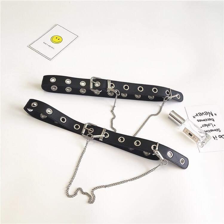 Thắt lưng nữ dây xích bản nhỏ hari0220