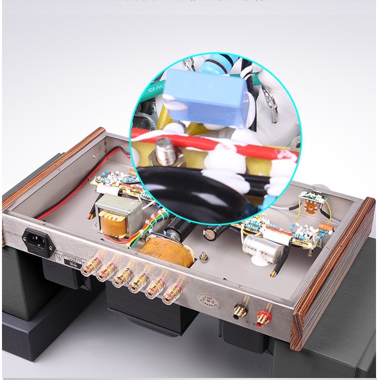 Ampli đèn EL34 hãng Oldchen công suất 10w/ 1 kênh chất âm mềm mại (EL34 5 bóng bạc). Oldchen EL34-B Tube Amplifier Single Ended Amplifier Hifi Amp Vacuum Tubes