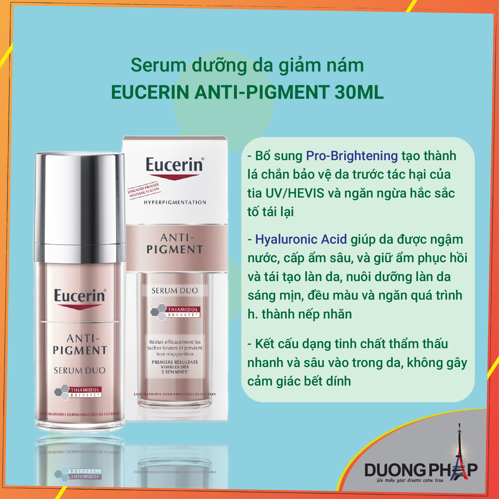 Serum dưỡng da giảm nám Eucerin Pigment 30ml