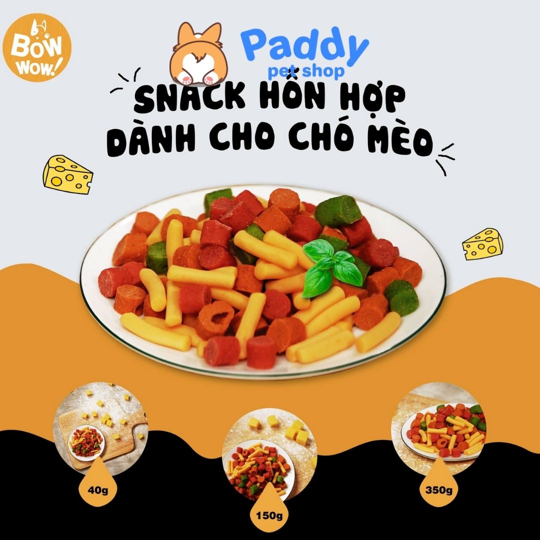 Bánh Thưởng Cho Chó Hỗn Hợp Bowwow Mixed