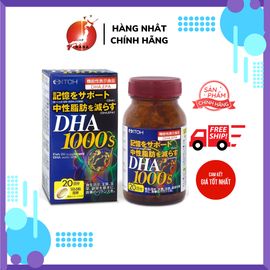 Viên bổ não dha epa của nhật 1000mg