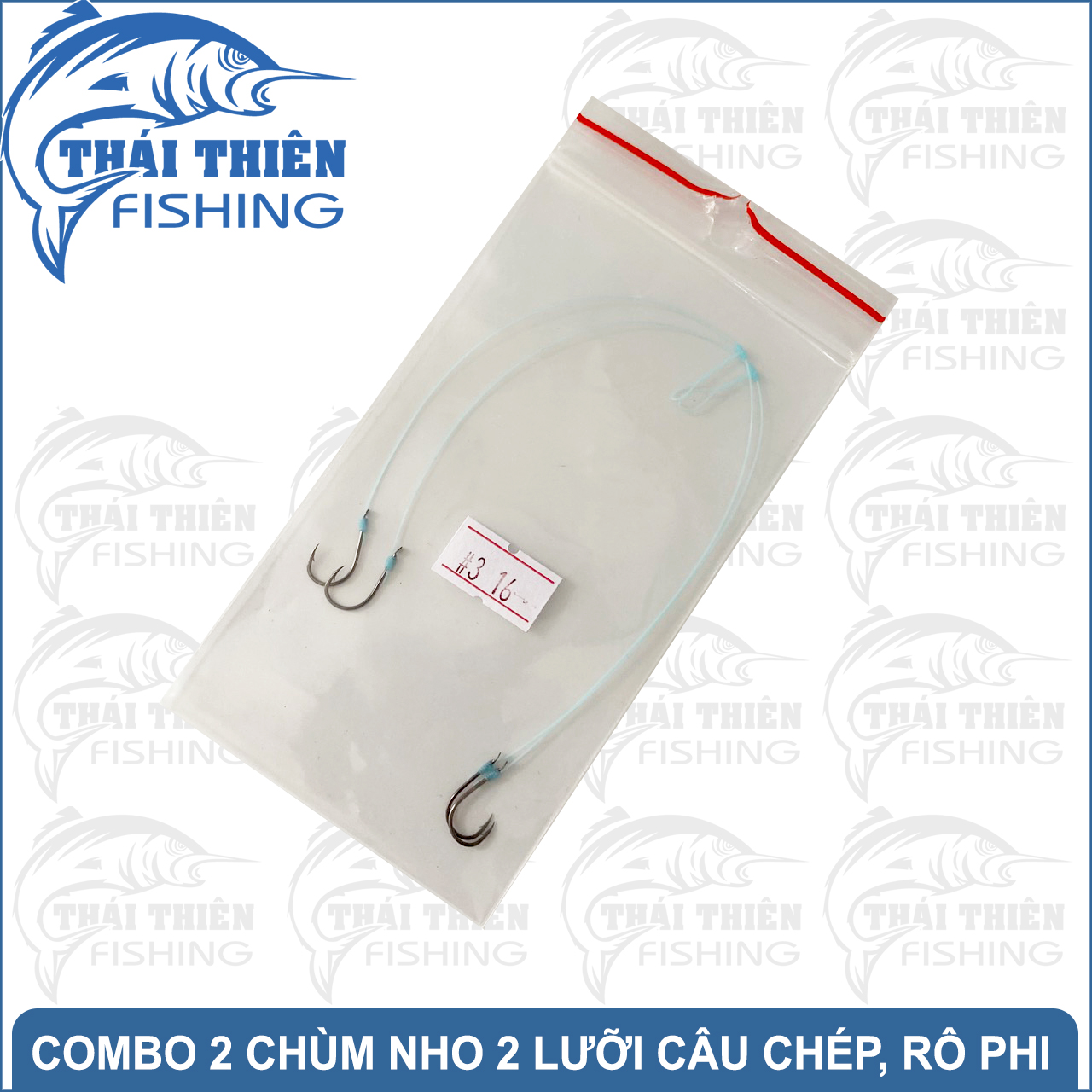Combo 2 Chùm Nho 2 Lưỡi Chinu Dùng Câu Chép, Trê, Rô Phi
