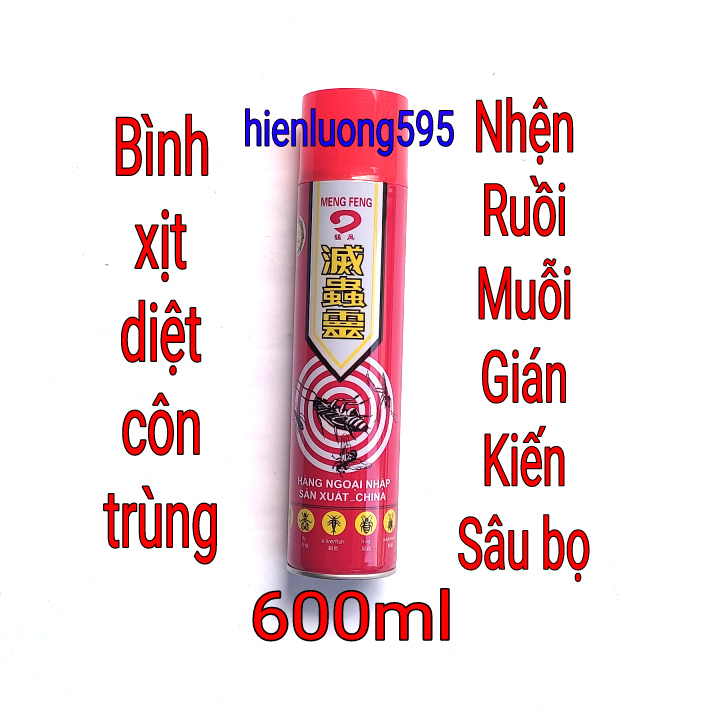 Bình xịt diệt côn trùng 600ml