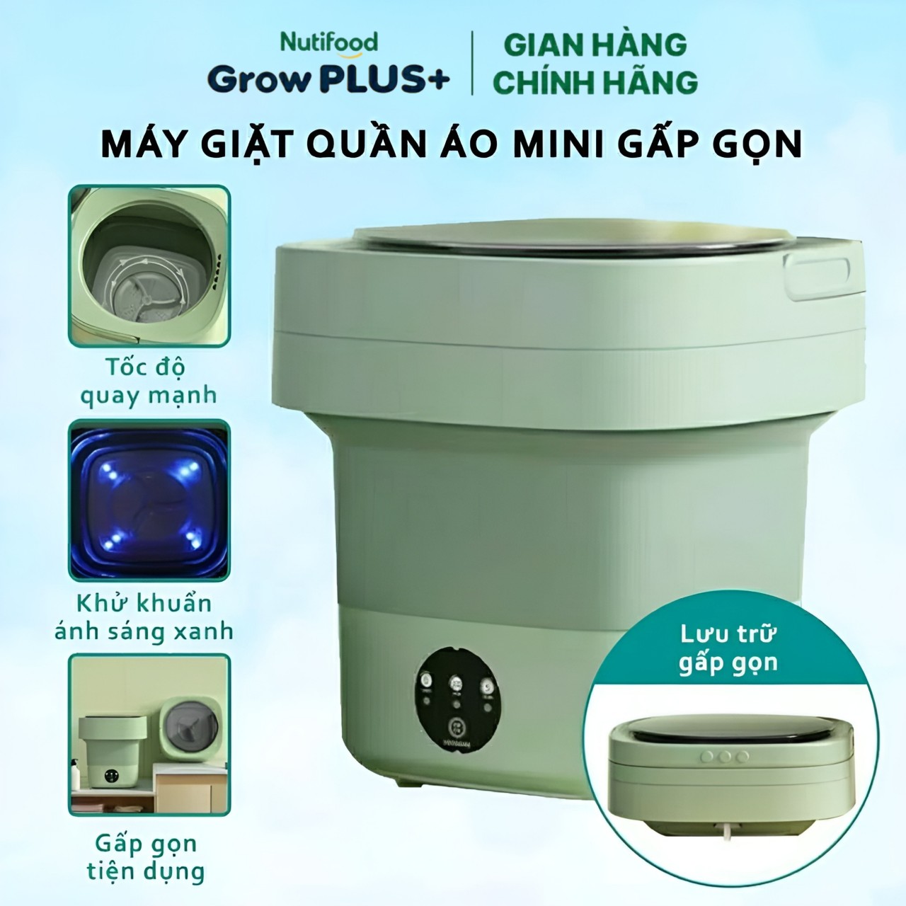 Máy Giặt Mini 3KG Bán Tự Động Tiện Dụng, Nhỏ Gọn, Tiết Kiệm Nước Cho Gia Đình Nhỏ - FREESHIP