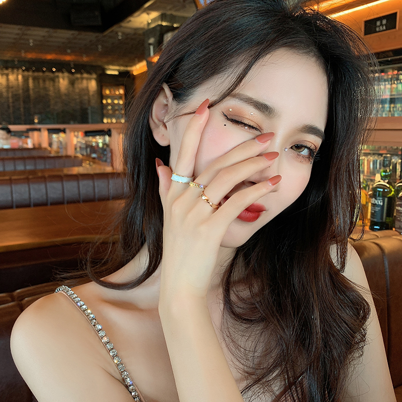 Set nhẫn 3 món freesize màu vàng quyền lực NHAN55
