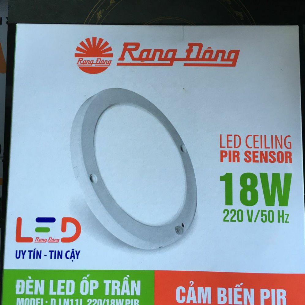 Đèn ốp trần led cảm biến Rạng Đông 18W