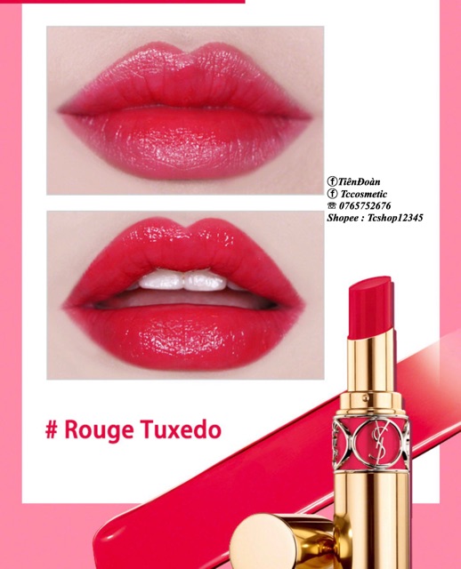 Son YSL Rouge Volupté Shine Màu 45 Rouge Tuxedo - Main Image