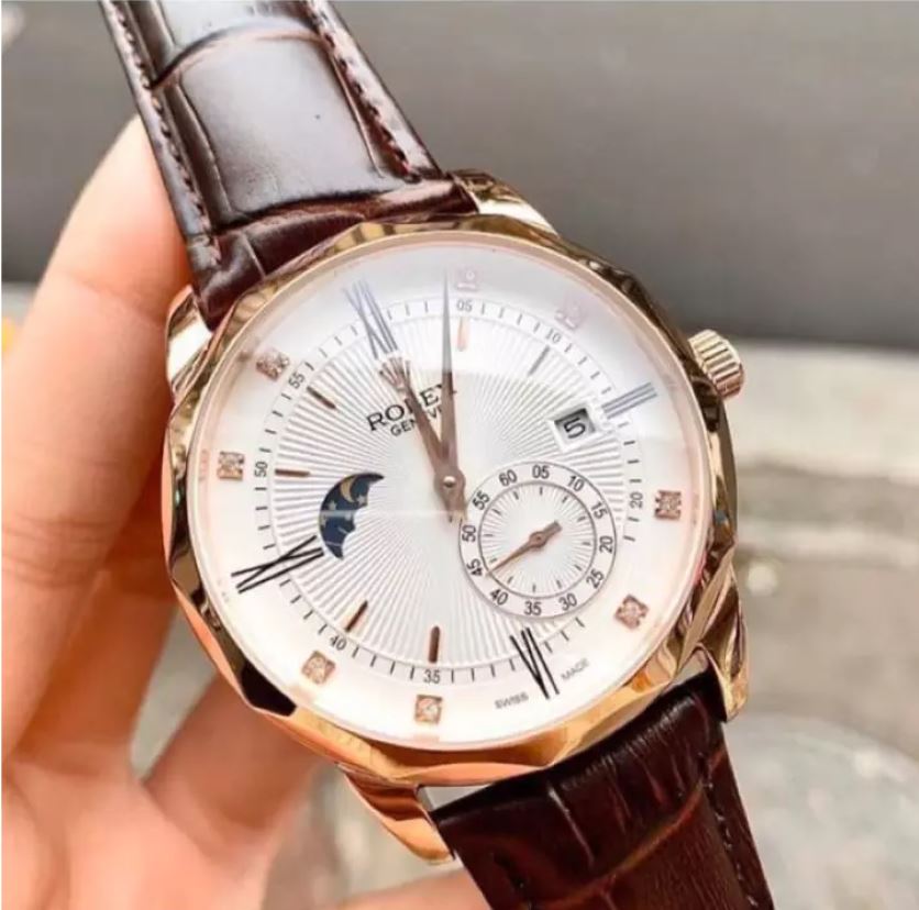 [ ĐỒNG HỒ BẢO TÍN ] Đồng Hồ Nam Lex762 Automatic Mặt Đá - Size 40mm + Thẻ Bảo Hành