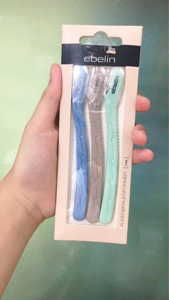 (Hàng Đức) Dao cạo lông mày ebelin