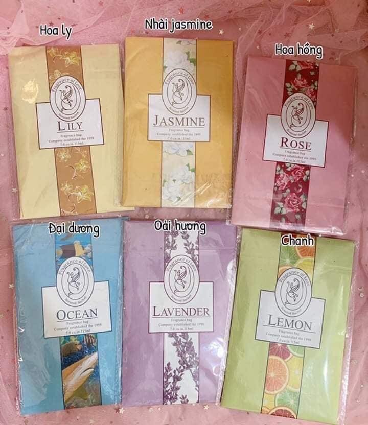 Combo 3 Túi thơm treo tủ quần áo [ giao mùi ngẫu nhiên]