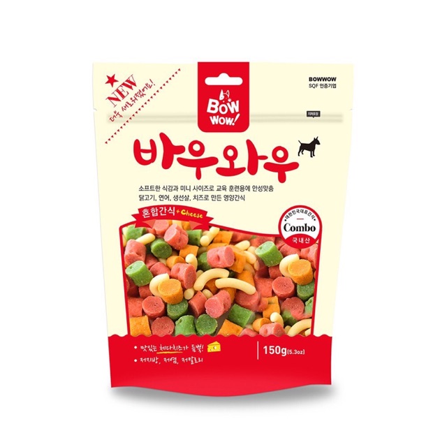 Snack Mềm Hỗn Hợp Cho Chó Bowwow
