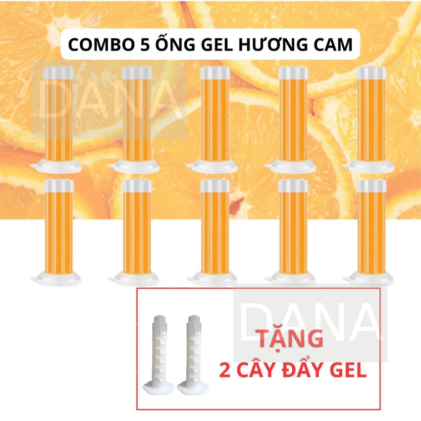 Gel khử mùi bồn cầu vệ sinh COMBO 14 ống Gel thơm diệt khuẩn khử trùng bồn cầu hình bông hoa đủ màu DANA