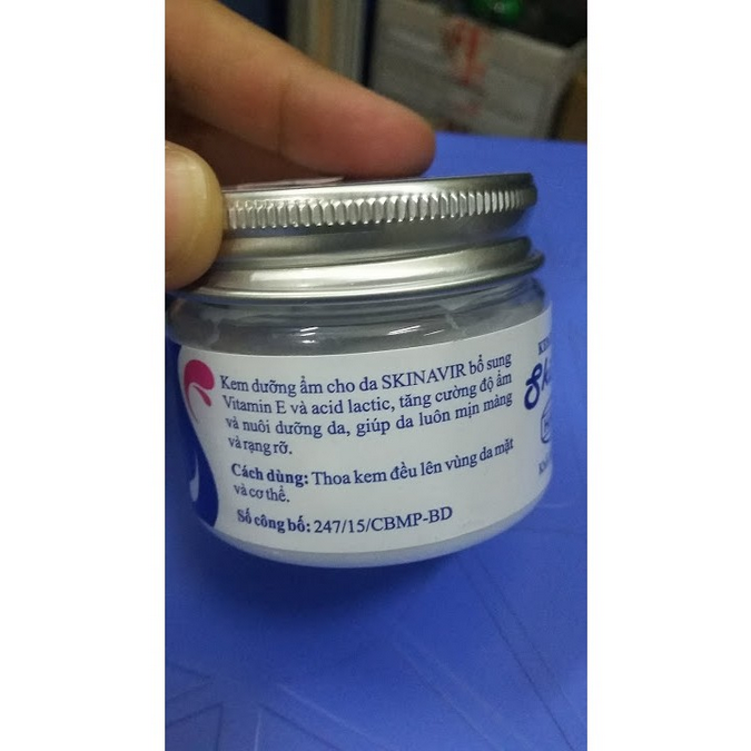 Kem dưỡng ẩm Skinavir Hasan 45g