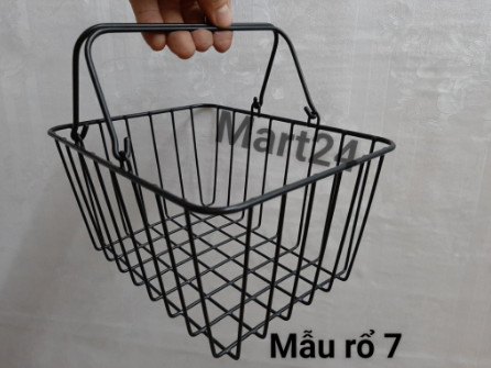 Giỏ cài lưới sắt. giỏ treo khung sắt trang trí - GIỎ 7