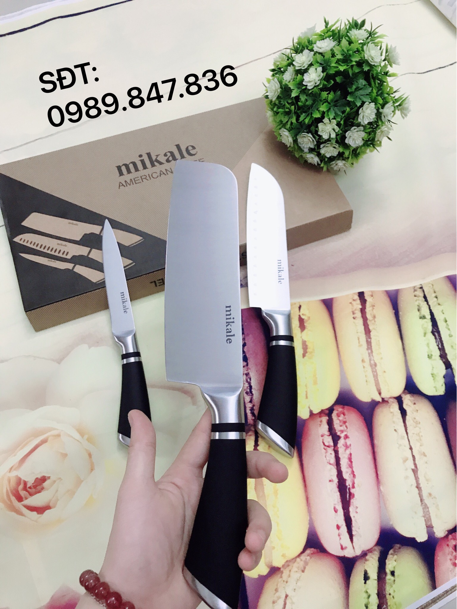 Set 3 dao làm bếp MIKALE Nhật Bản