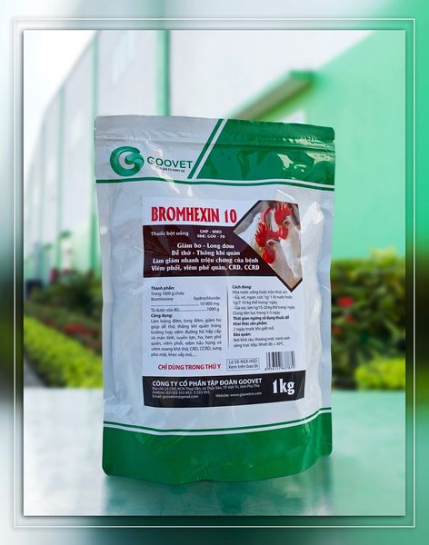 GIẢM HO LONG ĐỜM BROMHEXIM 10