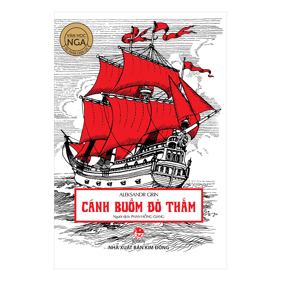 Sách - cánh buồm đỏ thắm - tác phẩm chọn lọc văn học nga - nxb kim đồng