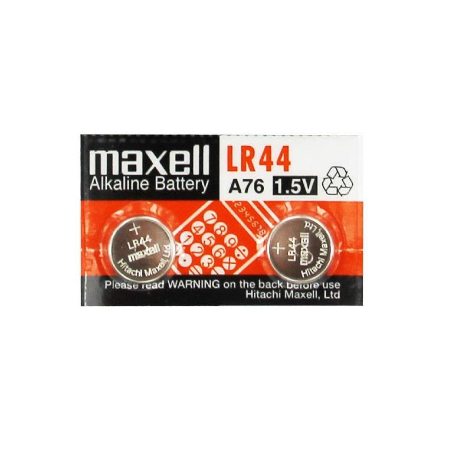 Pin LR44 A76 Maxell ( Vỉ 10 Viên)