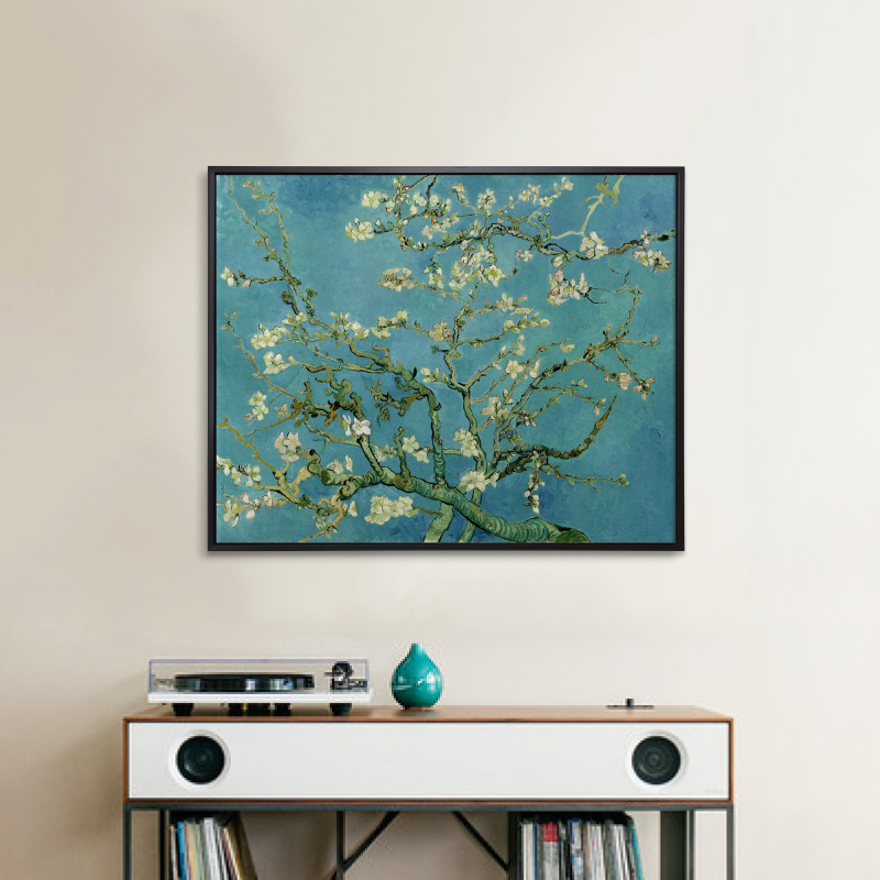 Tranh treo tường canvas hoa châu âu Almond Blossom – Vincent Van Gogh 60x80 cm