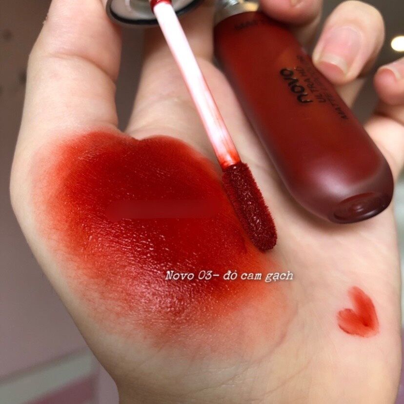 Novo Matte Cream Lipstick Is Rich and Full.