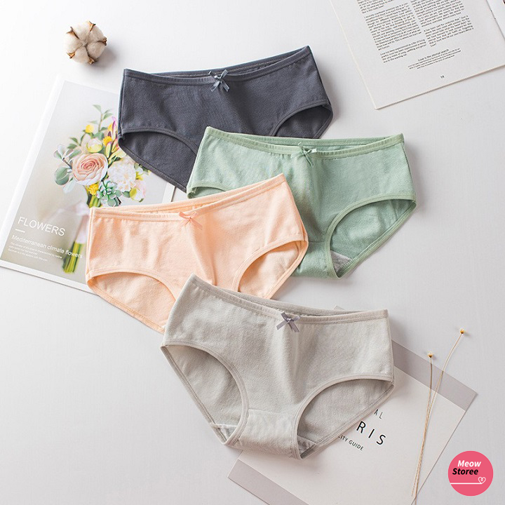 Combo 5 Quần Lót Nữ Cotton Mềm Mại Thoáng Mát