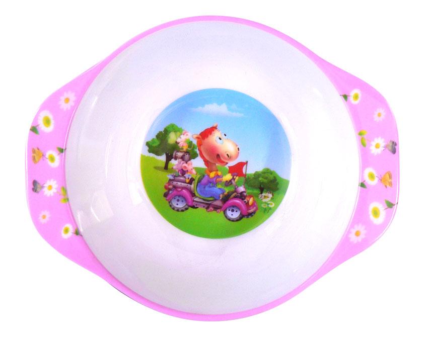 LÔ 2 CHÉN (BÁT)  ĂN CHO BÉ CÓ 2 QUAI - MELAMINE (VCP) (giao màu ngẫu nhiên)