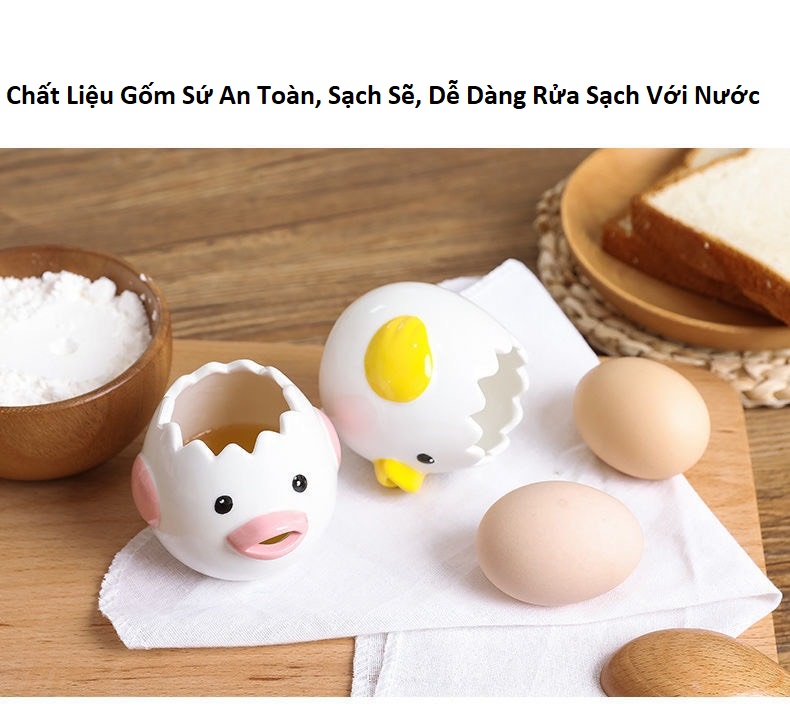Dụng Cụ Tách Lòng Đỏ Trứng Gà