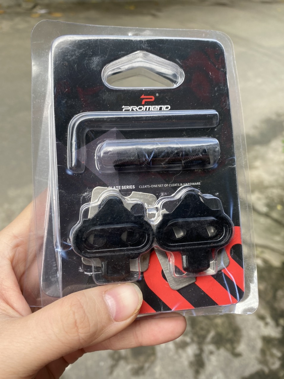Cá, Can (cleat) leo núi MTB gắn giày đạp xe đạp hiệu Promend.