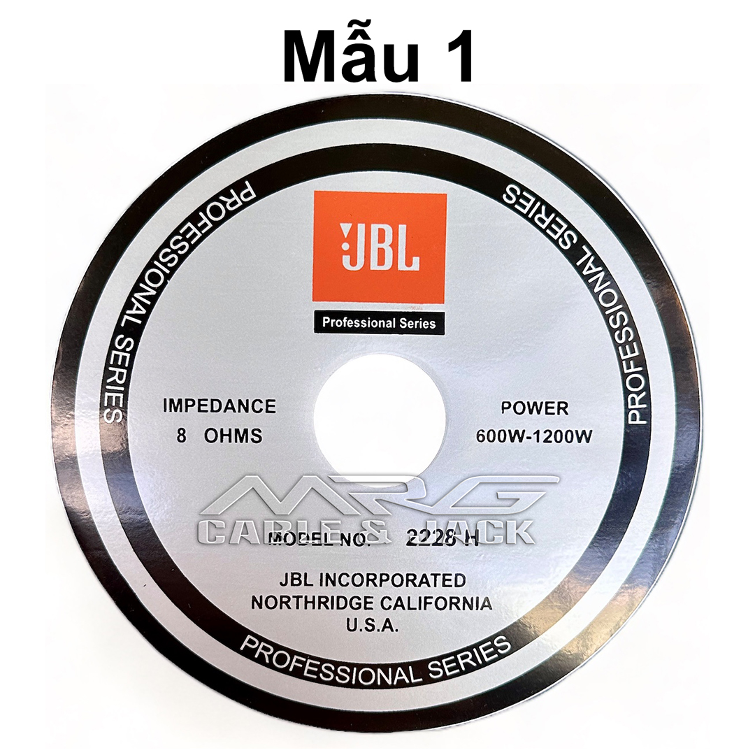 Tem dán từ loa jbl, pa, martin, nexo, giá 1 tem | tem dán củ loa, decal dán loa, tem loa.