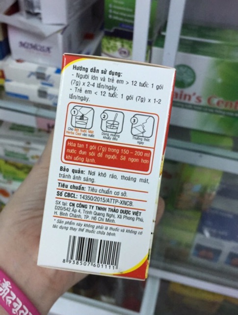 [HCM]Bột nước mát Herbacool-mía lau rễ tranh...