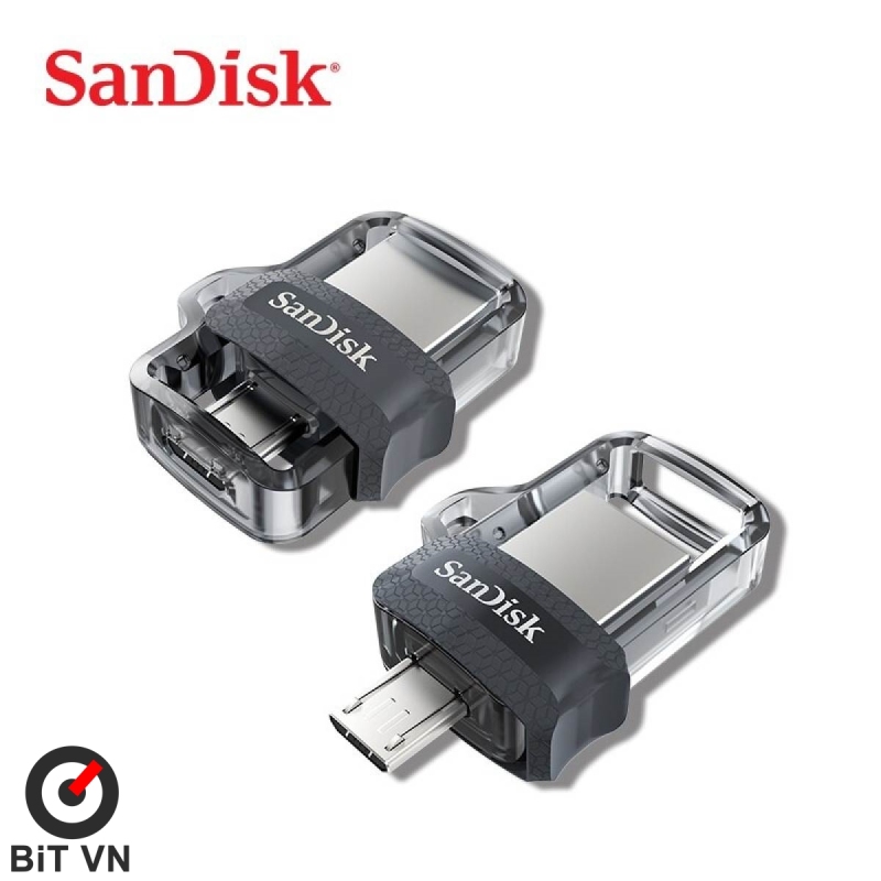 Bảng giá USB SanDisk OTG 3.1 02 Cổng Micro và USB 128GB/64GB/32GB/16GB - Ultra Dual SDDD3 - BiT VN Phong Vũ
