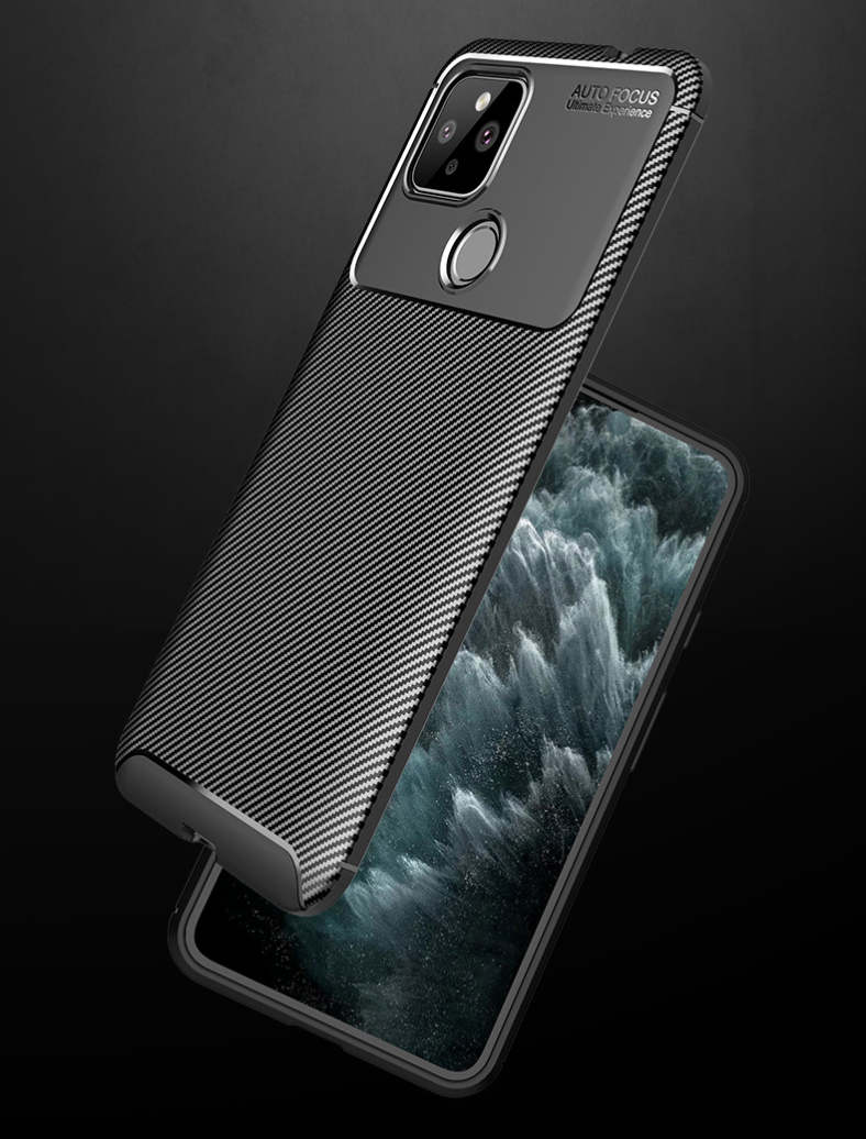 [HCM]Ốp lưng Google Pixel 4A chống sốc Rugged Armor vân carbon